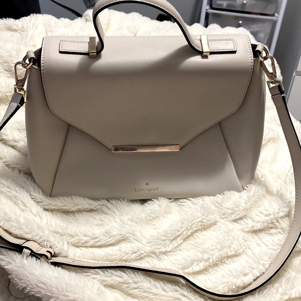 Cream Kate Spade Bag